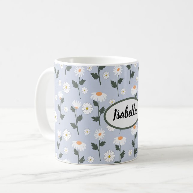 Daisy Field Coffee Mug (Front Left)