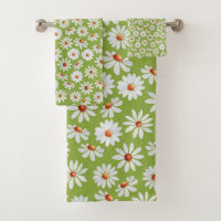 Daisy Filed Watercolor Spring Summer