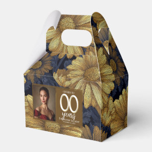 Daisy Floral 70Th Birthday Custom Favour Box