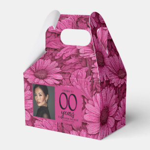 Daisy Floral Milestone Birthday Custom Favour Box