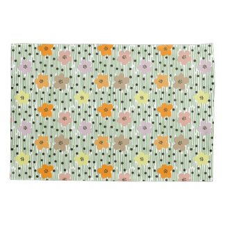 Daisy floral neutral home pillowcase