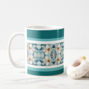 Daisy Floral Patterned Coffee Mug