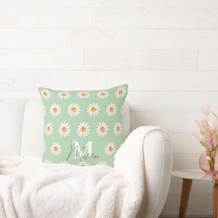 Daisy Floral Throw Pillow – Cosy Home Decor
