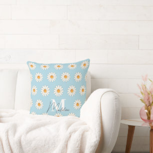 Daisy Floral Throw Pillow – Cosy Home Decor