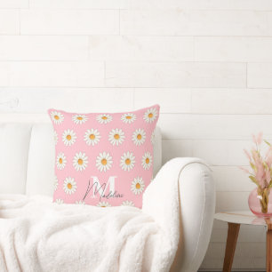 Daisy Floral Throw Pillow – Cosy Home Decor