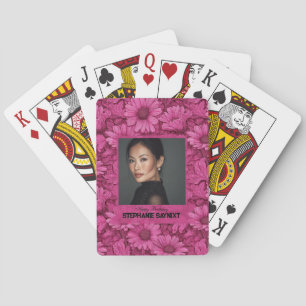 Daisy Flower 18Th Birthday Beautiful Playing Cards