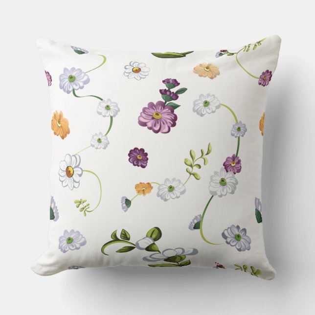 Daisy flower 2 cushion (Front)