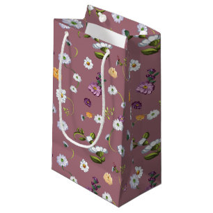 Daisy flower 3 small gift bag
