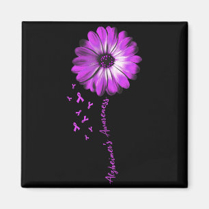 Daisy Flower Alzheimers Awareness Magnet