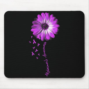 Daisy Flower Alzheimers Awareness Mouse Pad