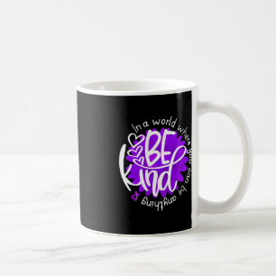 Daisy Flower Be Kind Purple Overdose Awareness Kin Coffee Mug