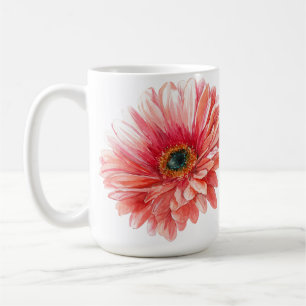 DAISY FLOWER beautiful watercolor daisies pink  Coffee Mug