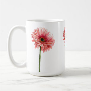 DAISY FLOWER beautiful watercolor daisies pink  Coffee Mug