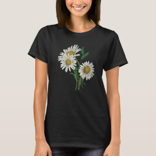 Daisy Flower Botanical Garden Flower Blossoms Bota T-Shirt