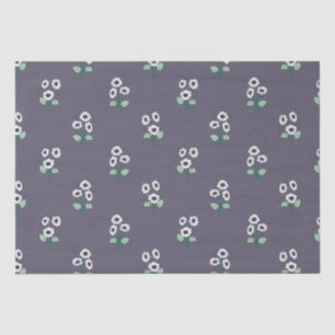 Daisy flower bouquet tissue paper