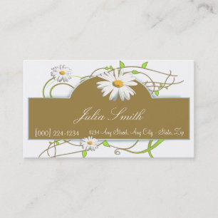 Daisy Flower Business Card