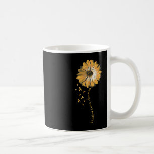 Daisy Flower Childhood Cancer Awareness Gifts  Coffee Mug