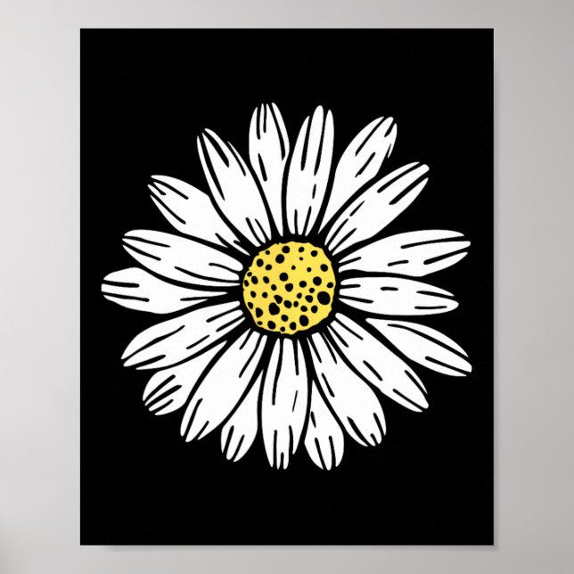 Daisy Flower Design  Poster (Front)