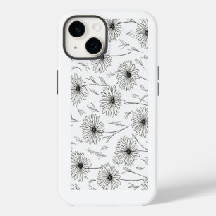 Daisy flower drawing iPhone 14 cases