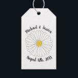 Daisy Flower Floral Garden Bridal Shower Wedding Gift Tags<br><div class="desc">Just personalise with your information! Design features an original marker illustration of a yellow and white daisy flower blossom. Great for a garden party, bridal shower, wedding or engagement. This daisy illustration is also available on other products. Don't see what you're looking for? Need help with customisation? Contact Rebecca to...</div>