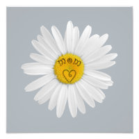 Daisy Flower For Mum Art Customise Background