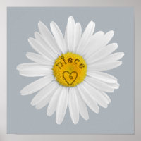 Daisy Flower For Niece Art Customise Background
