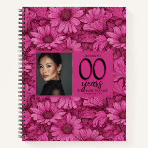 Daisy Flower Happy Birthday Gift For Teen Notebook