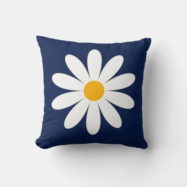 Daisy Flower Hat Cushion (Front)