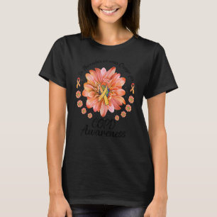 Daisy Flower In November We Wear Orange For COPD A T-Shirt