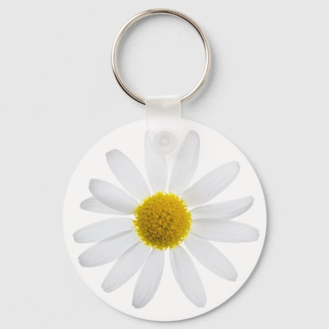 Daisy flower key ring (Front)