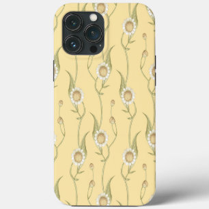 Daisy Flower Monogram Yellow Unique iPhone 13 Pro Max Case