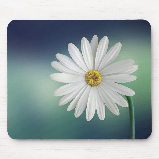 Daisy Flower Mouse Pad (Front)