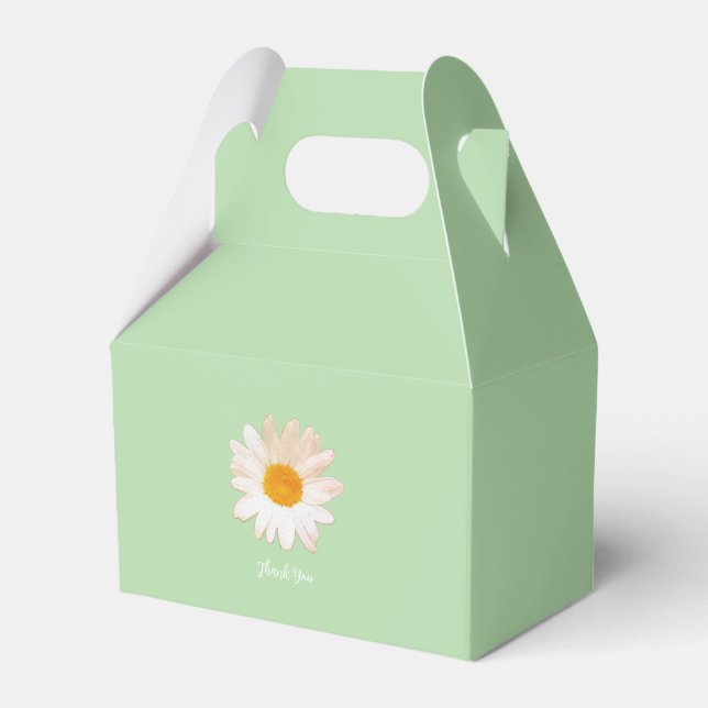 Daisy Flower Mug – Summer Botanical Cosy Favour Box (Front Side)