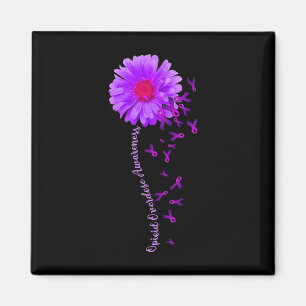 Daisy Flower Opioid Overdose Awareness Gifts 1  Magnet