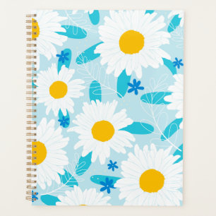 Daisy Flower Pattern Design Back to School Planner