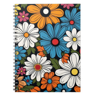 Daisy flower pattern Notebook