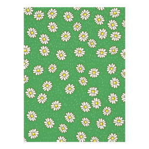 Daisy flower pattern photo print