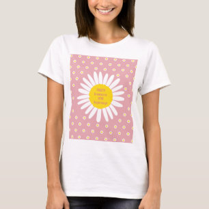 Daisy flower pattern - Purity, Innocence quote T-Shirt