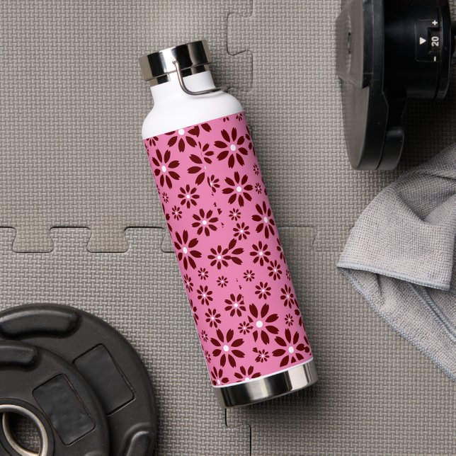 Daisy  Flower  Pattern Summer Winter Water Bottle (Gym)