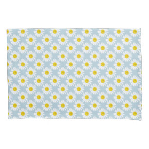 Daisy flower pillowcase