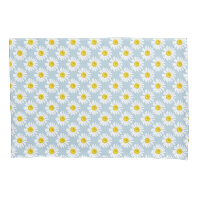 Daisy flower pillowcase (Front-Left)