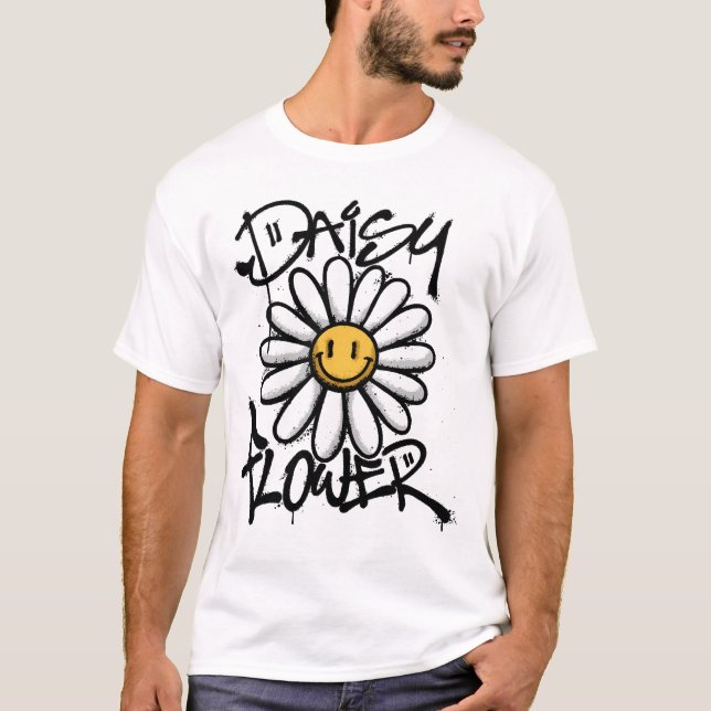 Daisy Flower streetwear T-Shirt (Front)