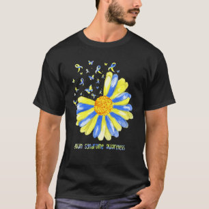 Daisy Flower World Down Syndrome Day Awareness 21  T-Shirt