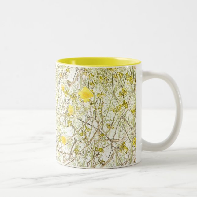 Daisy Flowers Art Mug (Right)
