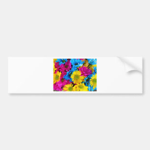 Daisy Flowers Blossoms Love Destiny Shower Party Bumper Sticker