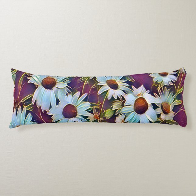 DAISY FLOWERS     BODY CUSHION (Front)