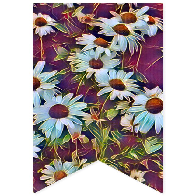 DAISY FLOWERS   BUNTING  (First Flag)