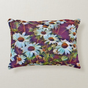 DAISY FLOWERS    DECORATIVE CUSHION