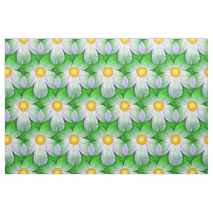 daisy flowers fabric
