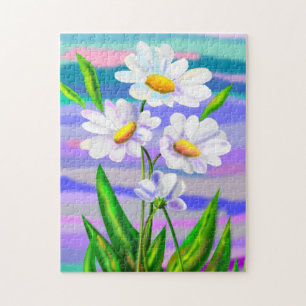 Daisy Flowers Jigsaw Puzzle Daisies Spring